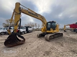 Back of used Excavator